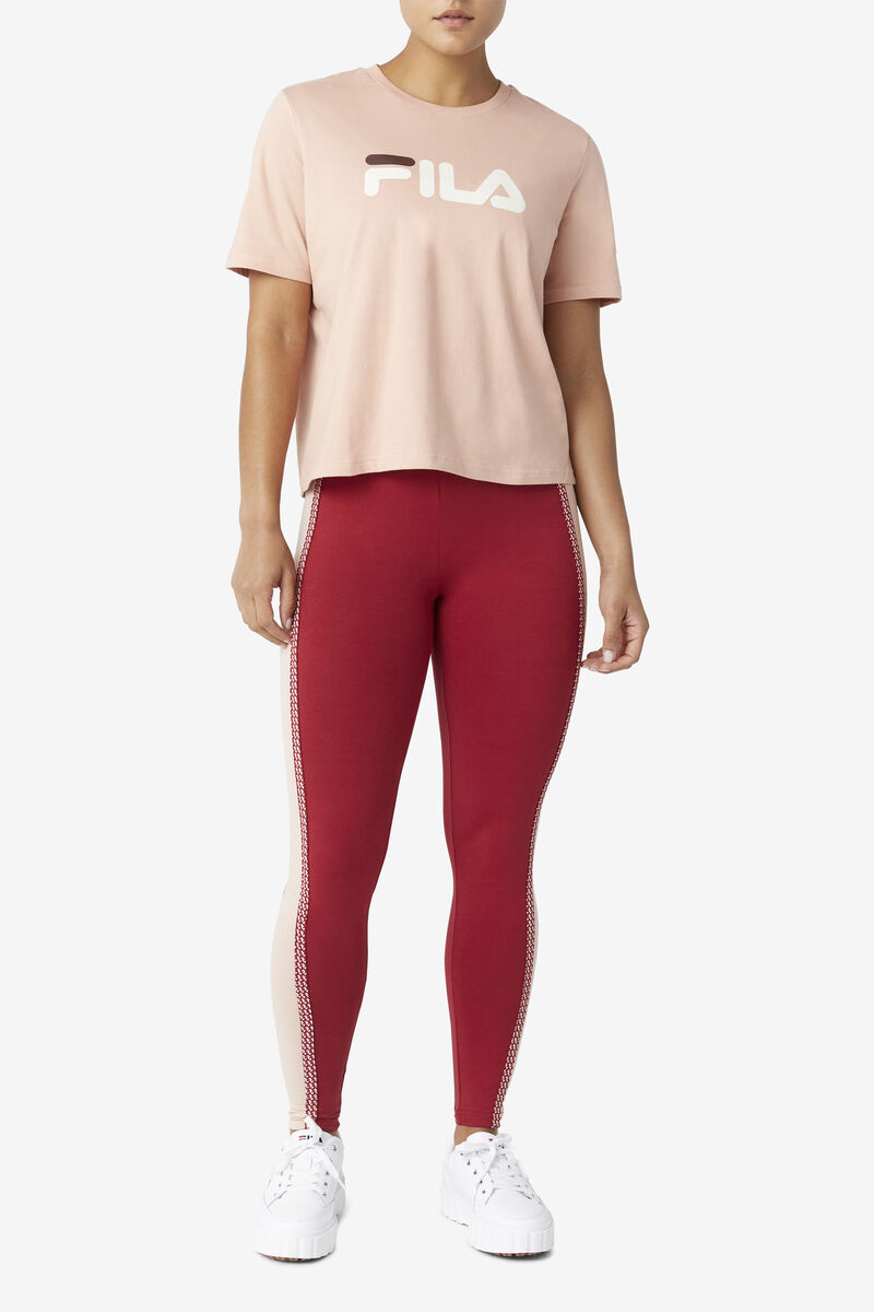 Women's Fila Miss Eagle T Shirts Rose / Deep | 21gHOOSYhwK