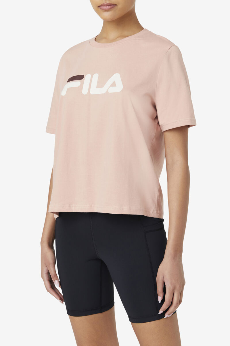 Women's Fila Miss Eagle T Shirts Rose / Deep | 21gHOOSYhwK