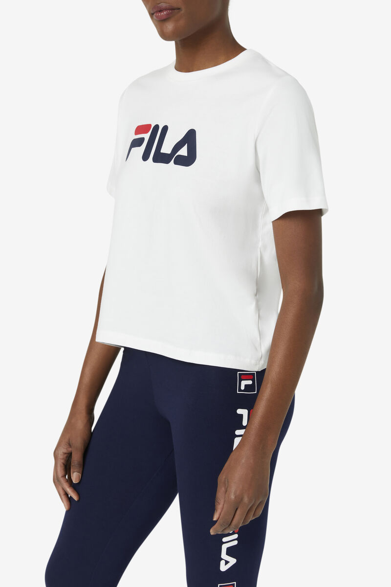 Women's Fila Miss Eagle T Shirts White | 18wQtKEQbGm