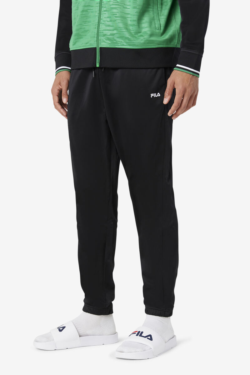 Women's Fila Nigeria Track Pant Tracksuits Black / White | xAxdBqYsp6B