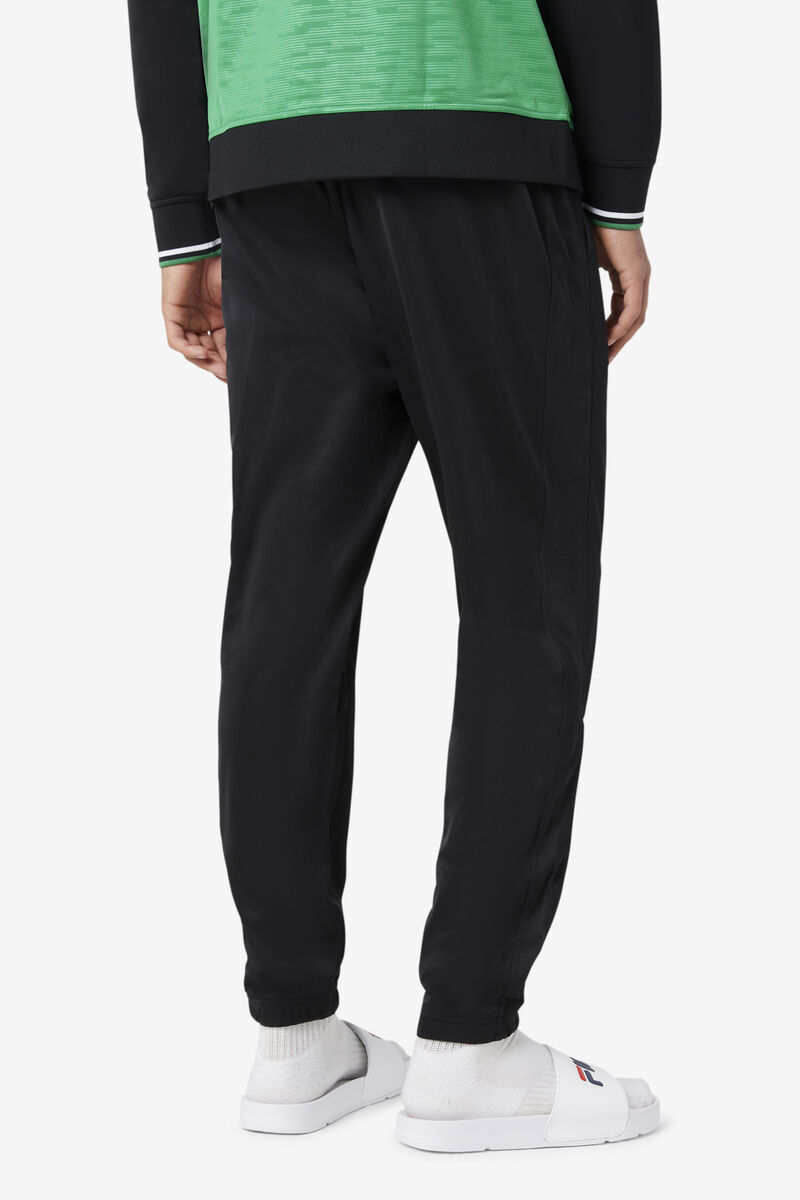 Women's Fila Nigeria Track Pant Tracksuits Black / White | xAxdBqYsp6B