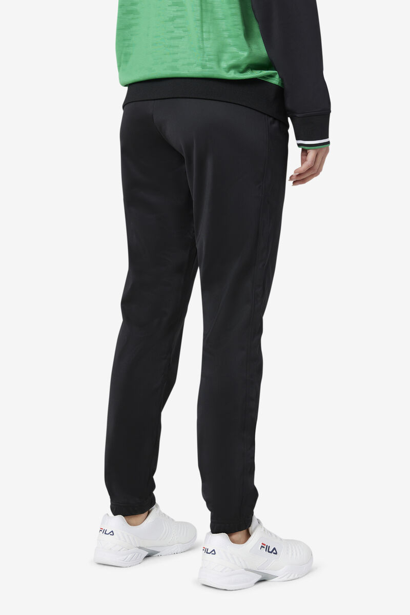 Women's Fila Nigeria Track Pant Tracksuits Black / White | xAxdBqYsp6B