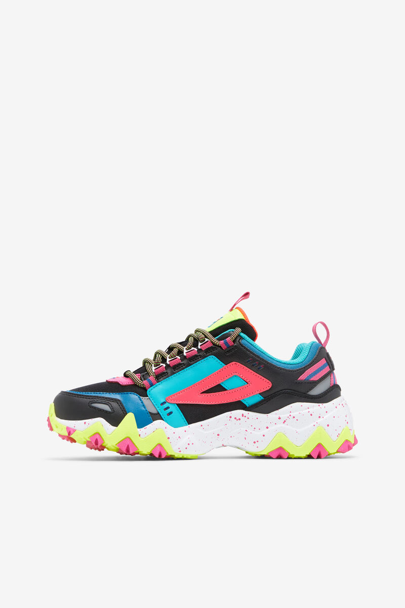 Women's Fila Oakmont Tr Sneakers Black / Pink / Yellow | sw8zPC6nClR