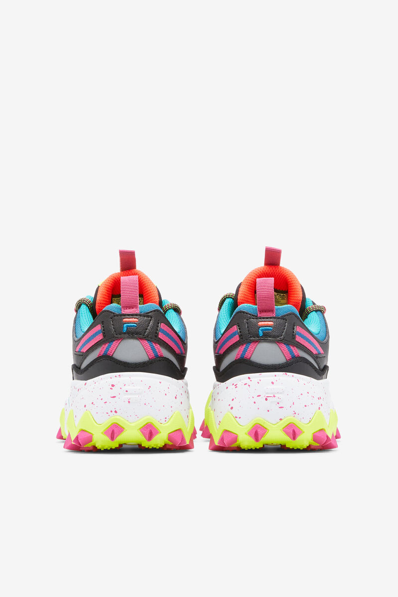 Women's Fila Oakmont Tr Sneakers Black / Pink / Yellow | sw8zPC6nClR