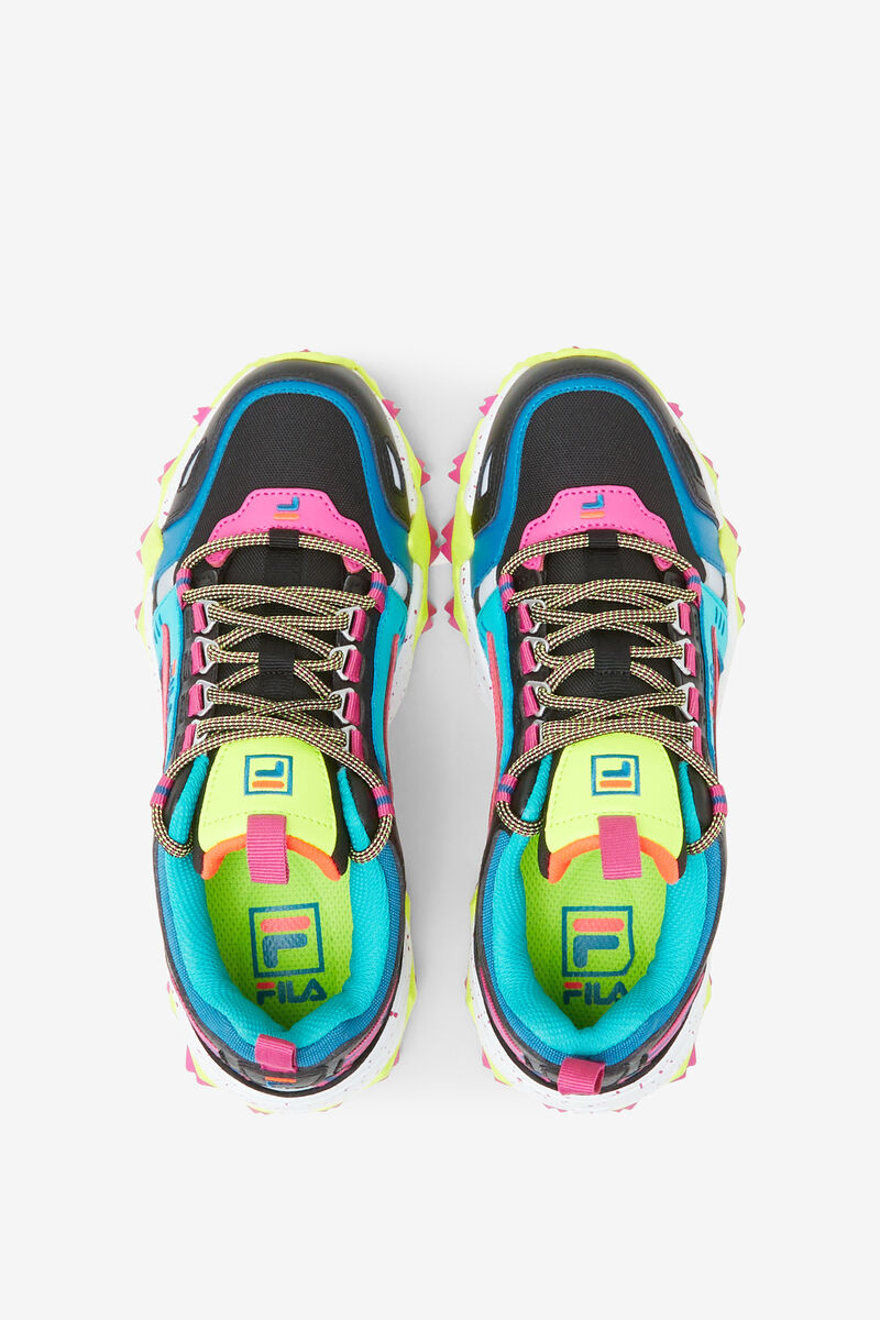Women's Fila Oakmont Tr Sneakers Black / Pink / Yellow | sw8zPC6nClR