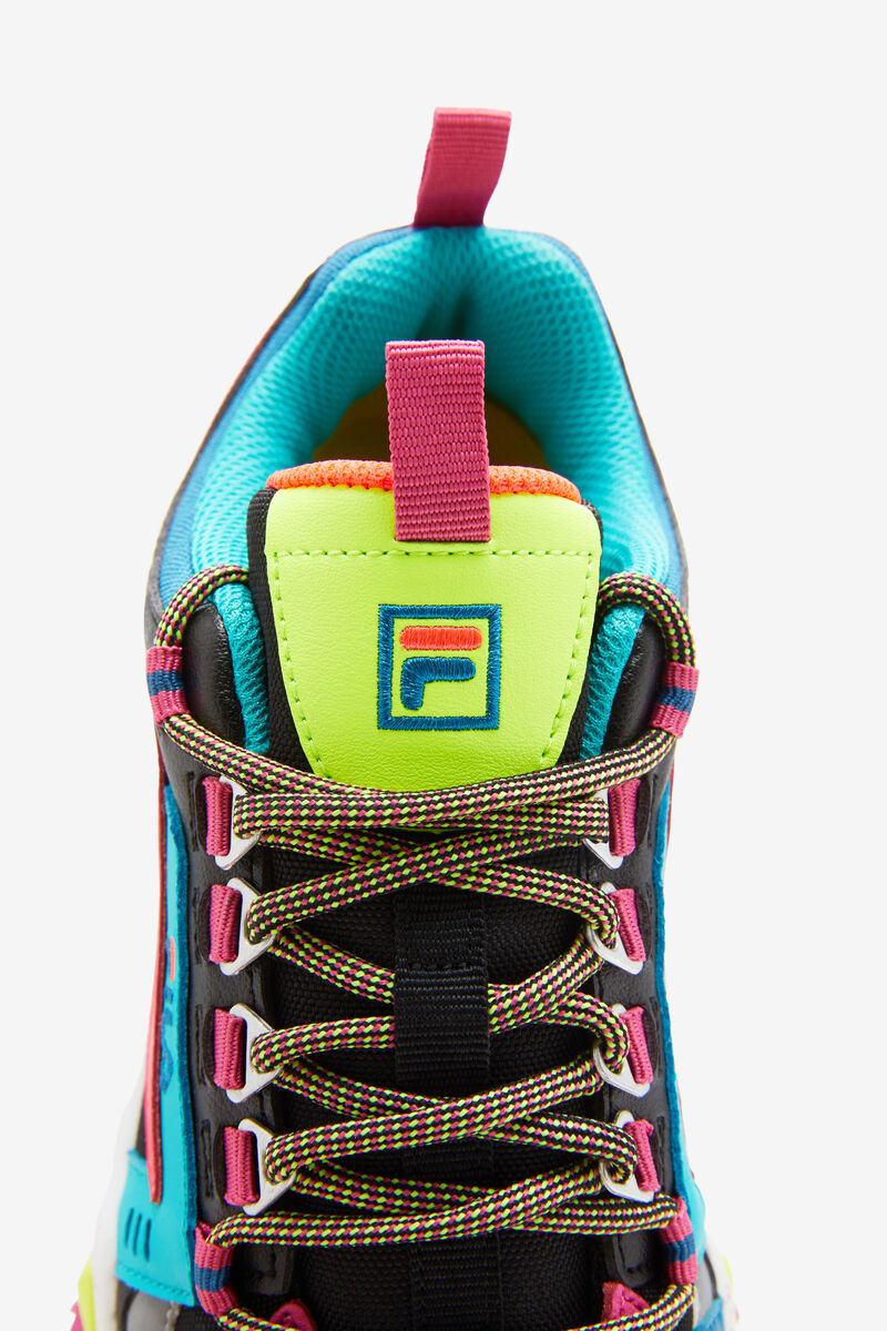 Women's Fila Oakmont Tr Sneakers Black / Pink / Yellow | sw8zPC6nClR