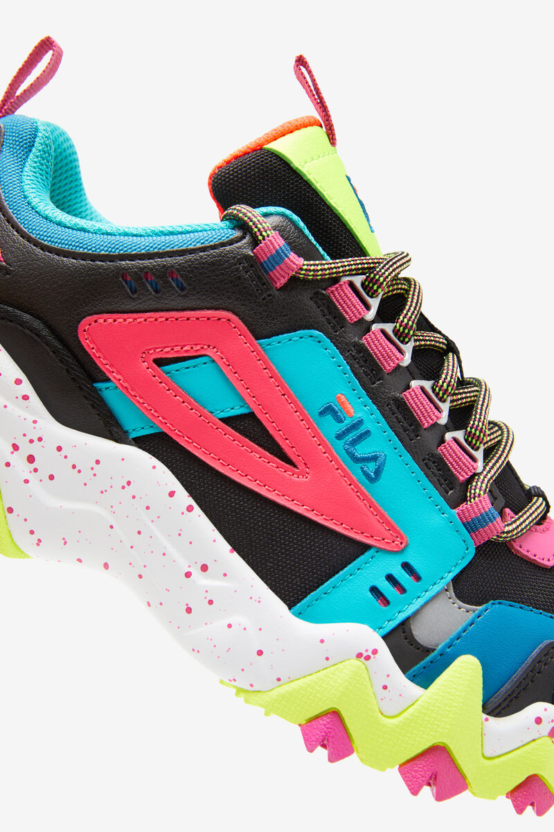 Women's Fila Oakmont Tr Sneakers Black / Pink / Yellow | sw8zPC6nClR