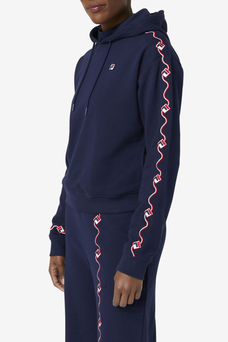 Women's Fila Orsina Hoodie Hoodies Navy | d6QdNeEKAfk