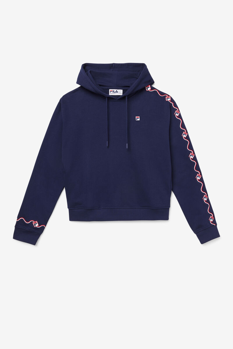 Women\'s Fila Orsina Hoodie Hoodies Navy | d6QdNeEKAfk