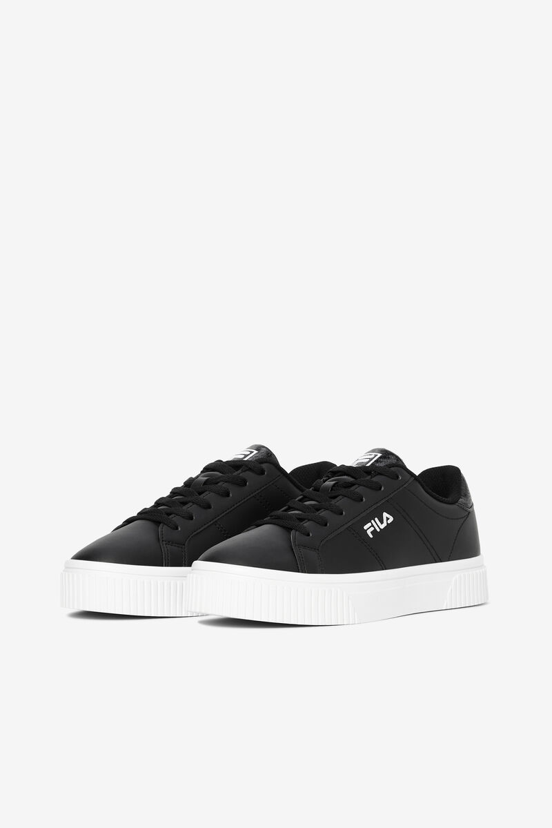 Women's Fila Panache Snakeskin Sneakers Black / Black / White | H1hYRFYWVQp