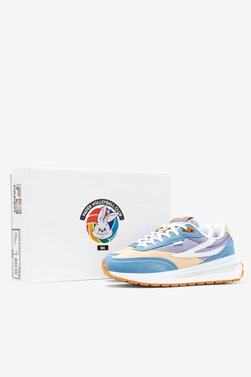 Women's Fila Paper X Fila | Renno Sneakers Blue / Grey | YocImS5tvAA