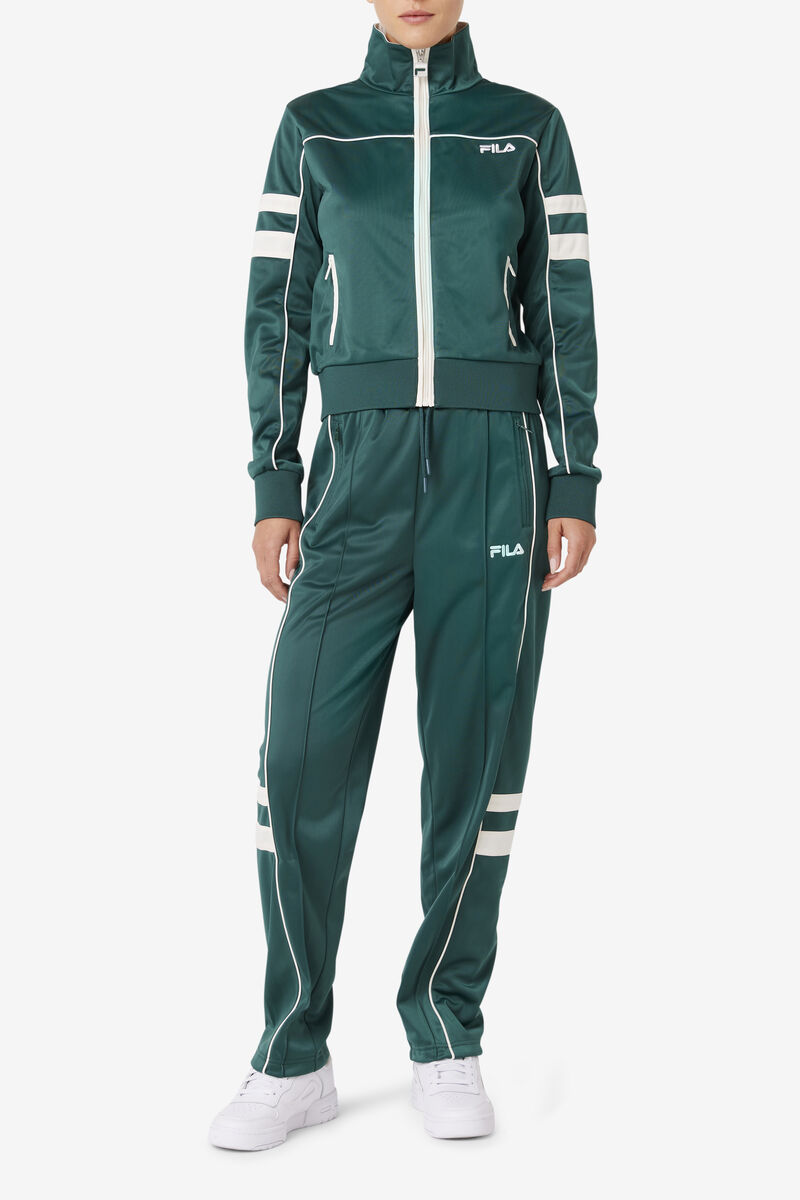 Women's Fila Pippa Track Jacket Jackets Green | bmqhLZX5GVv