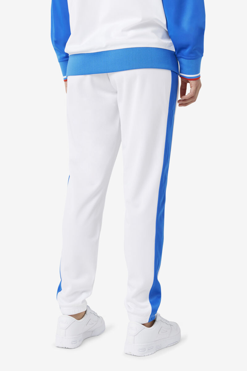 Women's Fila Puerto Rico Pant Tracksuits White / Blue | ZJ7hUriHgrQ