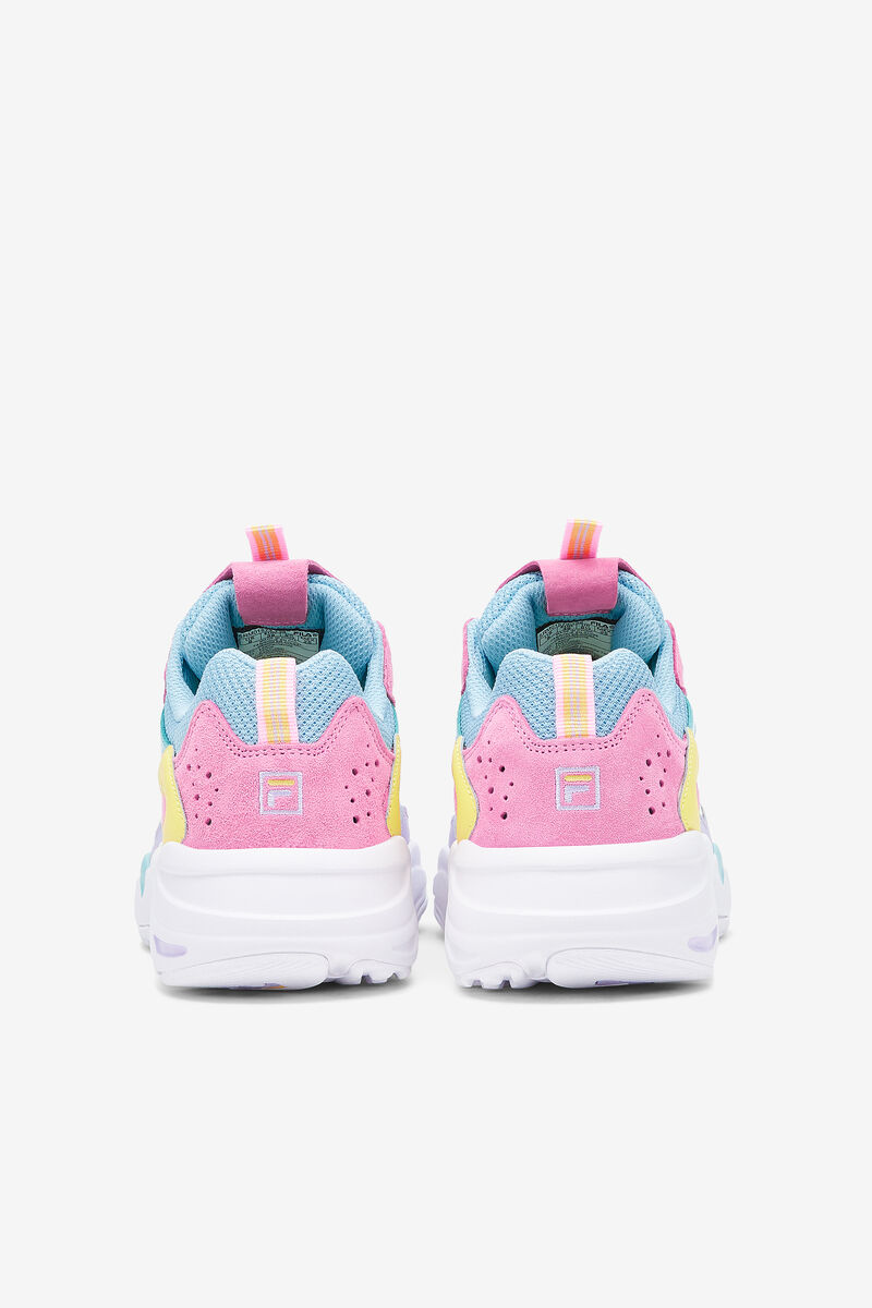 Women's Fila Ray Tracer Sport Shoes White / Blue | JnVqEUoc6SK