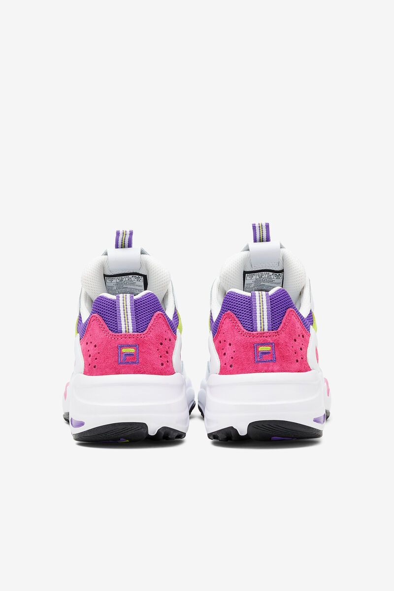 Women's Fila Ray Tracer Sport Shoes White / Purple | mYvMDrlU91H
