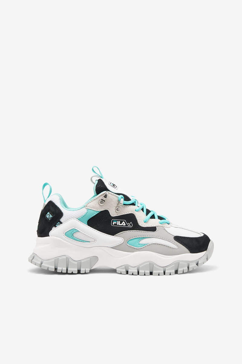 Women\'s Fila Ray Tracer Tr 2 Sport Shoes White / Black / Blue Turquoise | mCPYxCfO3HD