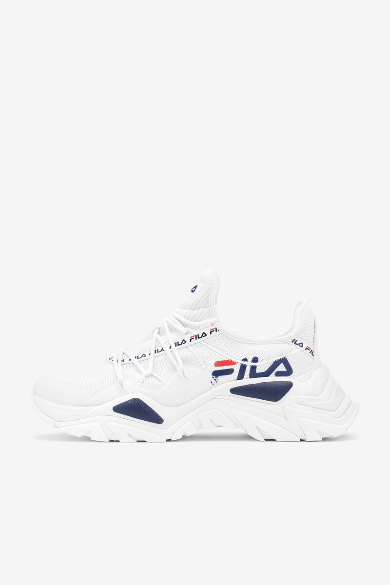 Women's Fila Relectrove Premium Sneakers White / Navy / Red | N4uT3OuxGja