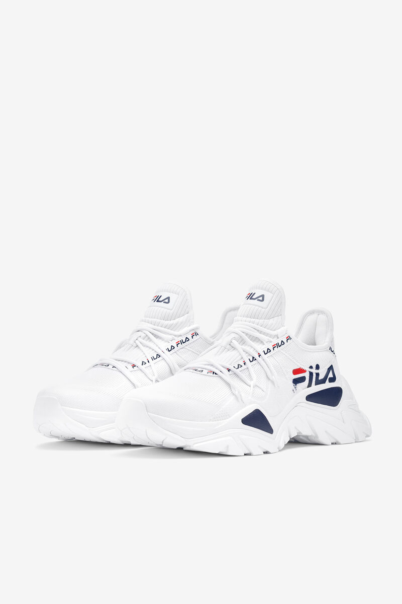 Women's Fila Relectrove Premium Sneakers White / Navy / Red | N4uT3OuxGja