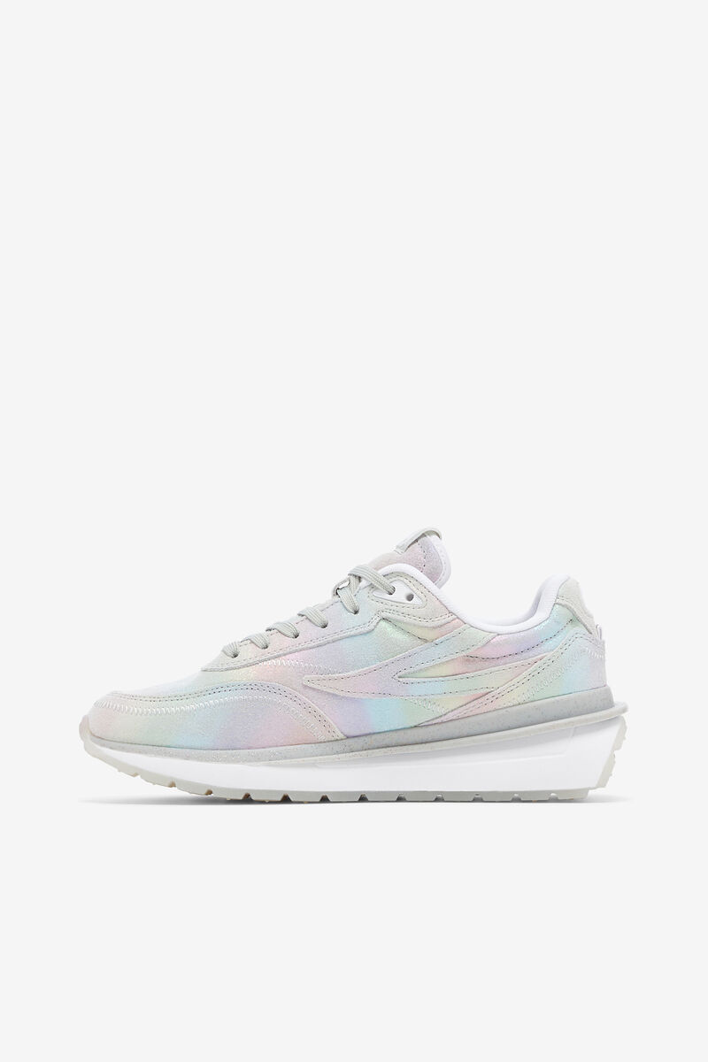 Women's Fila Renno Prism Suede Sneakers Metal Silver / Metal Silver / White | Ce8ZUgywjKu