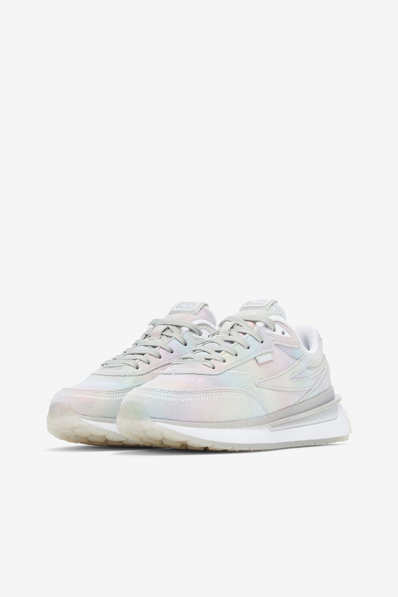 Women's Fila Renno Prism Suede Sneakers Metal Silver / Metal Silver / White | Ce8ZUgywjKu
