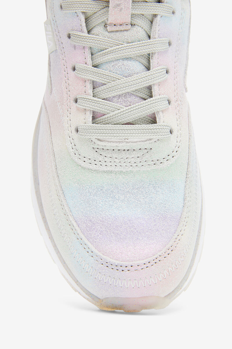 Women's Fila Renno Prism Suede Sneakers Metal Silver / Metal Silver / White | Ce8ZUgywjKu