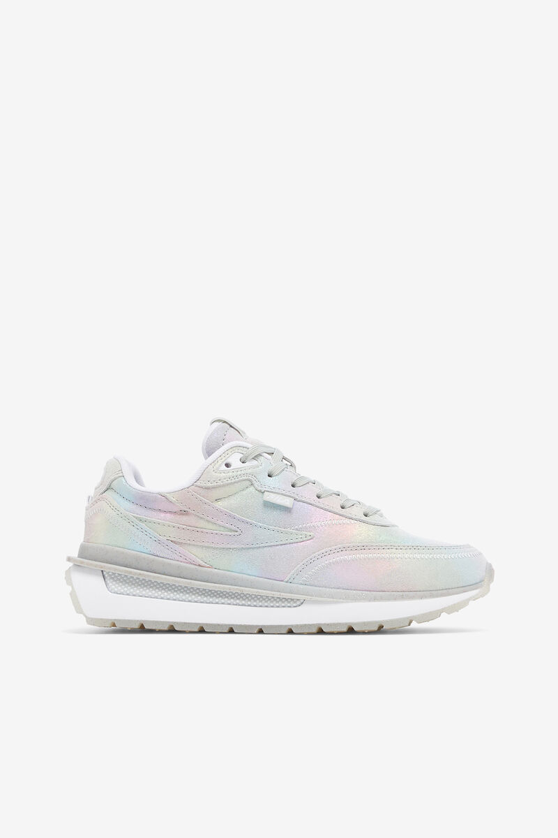 Women\'s Fila Renno Prism Suede Sneakers Metal Silver / Metal Silver / White | Ce8ZUgywjKu