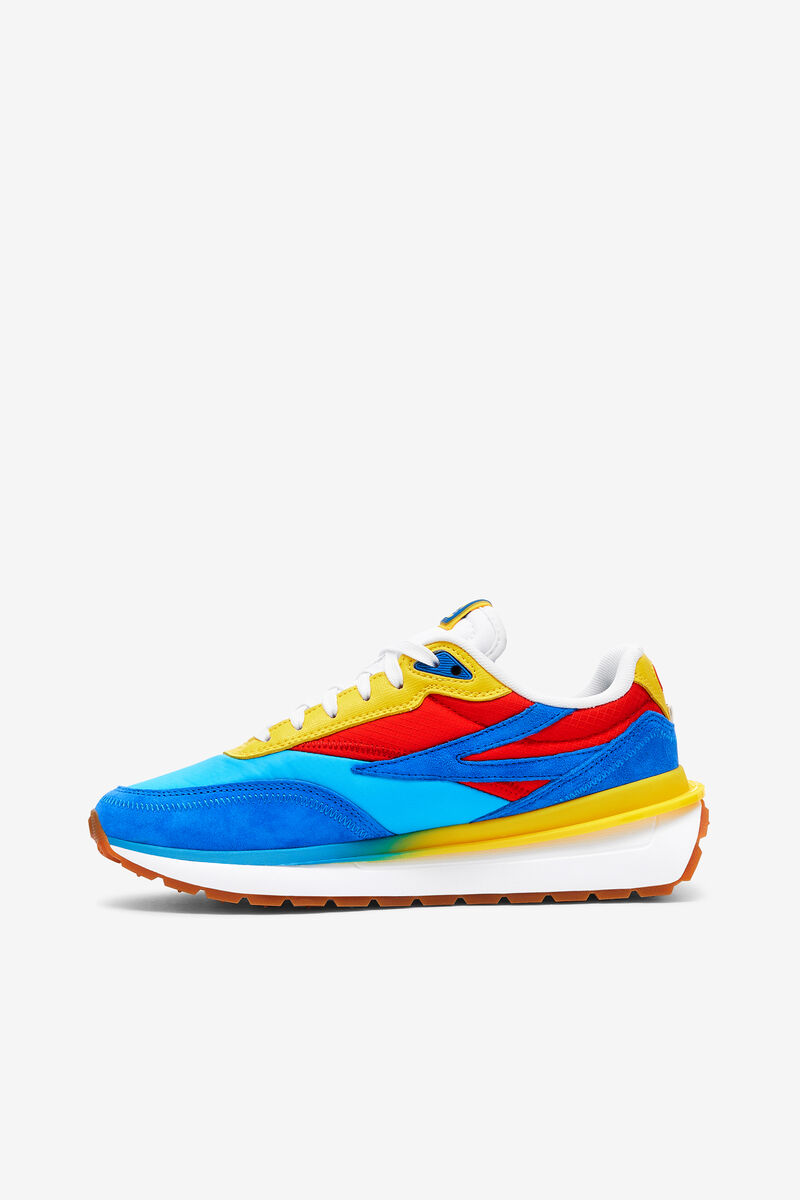 Women's Fila Renno Sneakers Blue / Blue / Red | 2Ch6Ov1a9MB