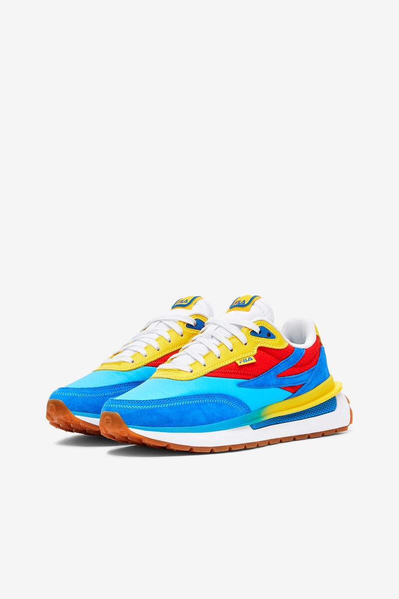 Women's Fila Renno Sneakers Blue / Blue / Red | 2Ch6Ov1a9MB