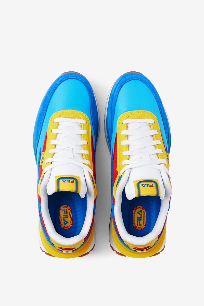 Women's Fila Renno Sneakers Blue / Blue / Red | 2Ch6Ov1a9MB
