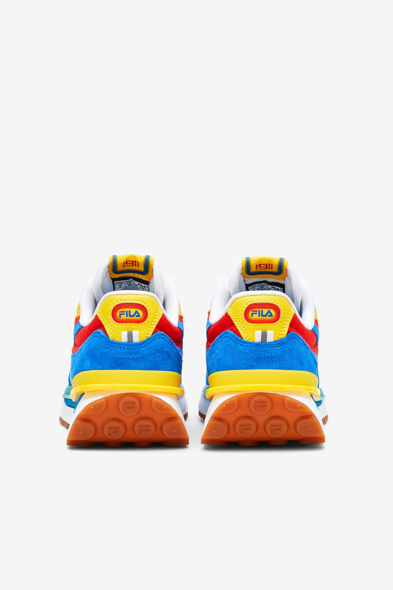 Women's Fila Renno Sneakers Blue / Blue / Red | 2Ch6Ov1a9MB