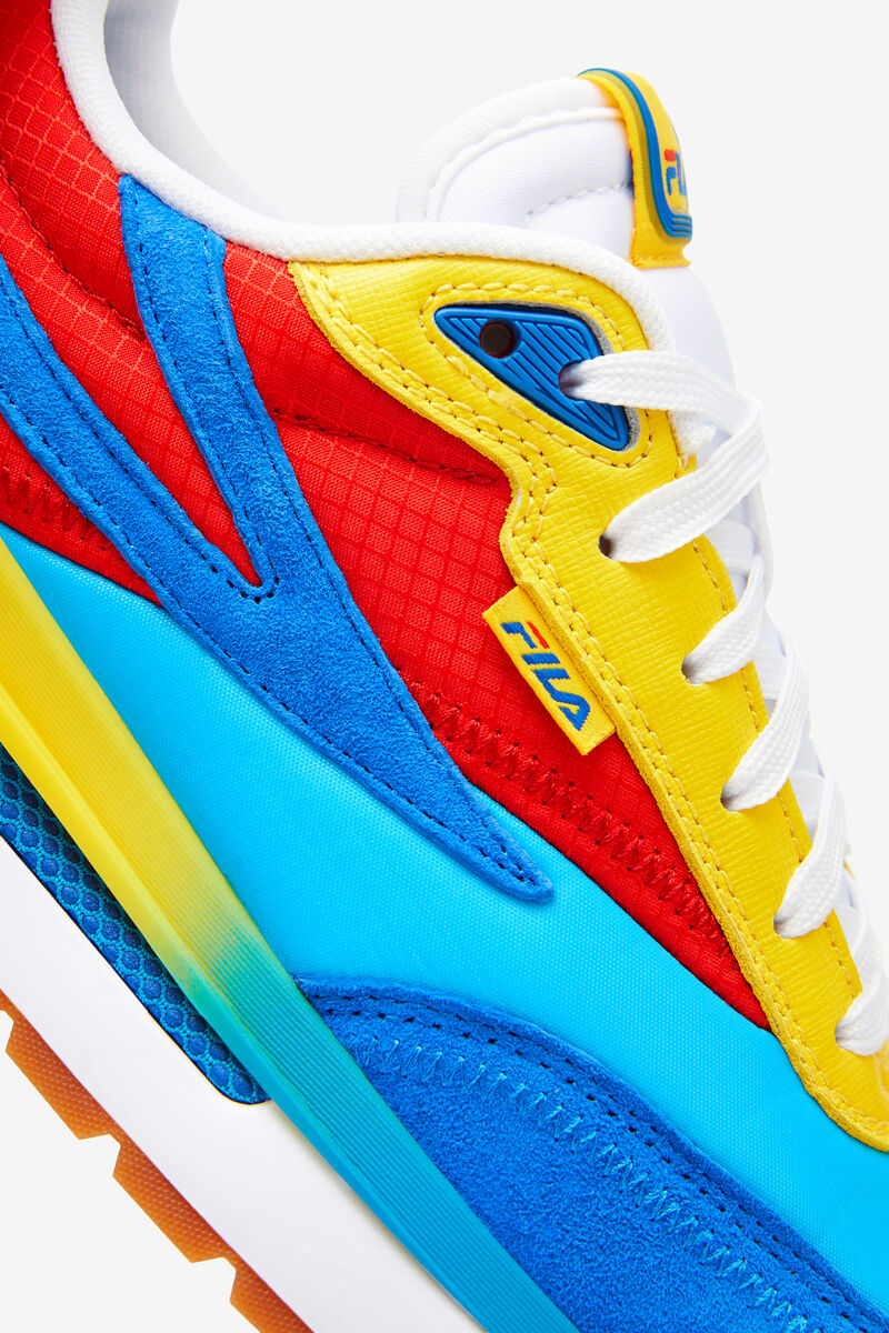 Women's Fila Renno Sneakers Blue / Blue / Red | 2Ch6Ov1a9MB