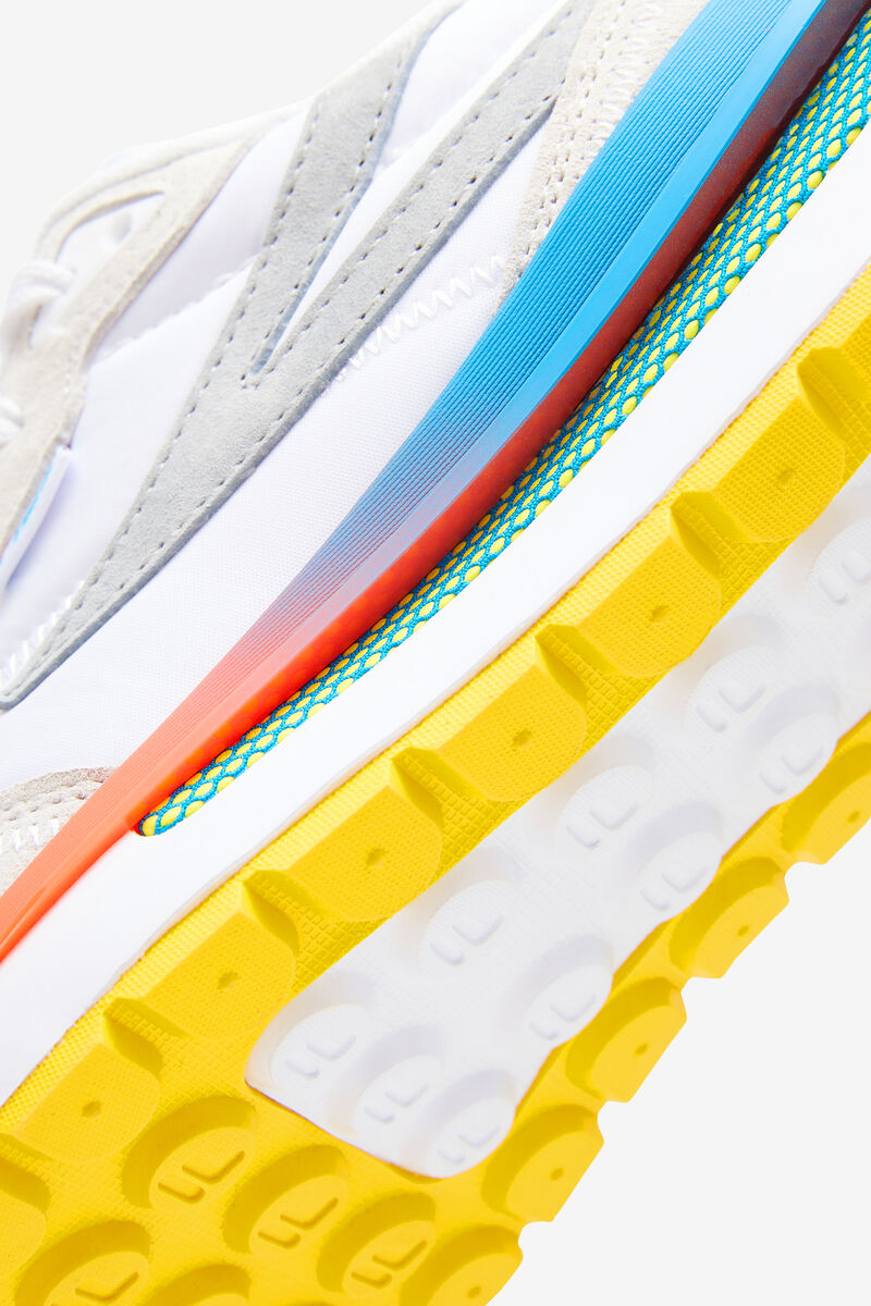 Women's Fila Renno Sneakers White / Blue / Lemon | YTtvaf8LD7F