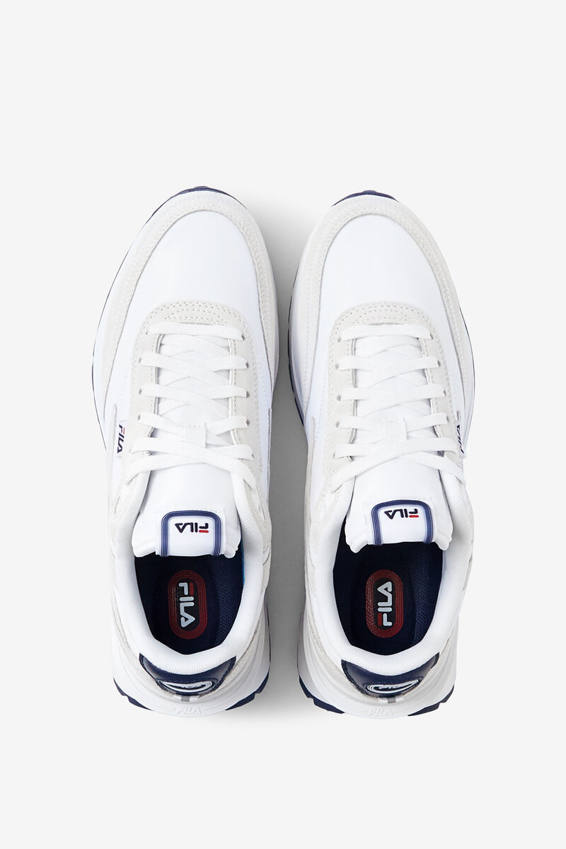 Women's Fila Renno Sneakers White / Navy / Red | it4fvZJHhfl