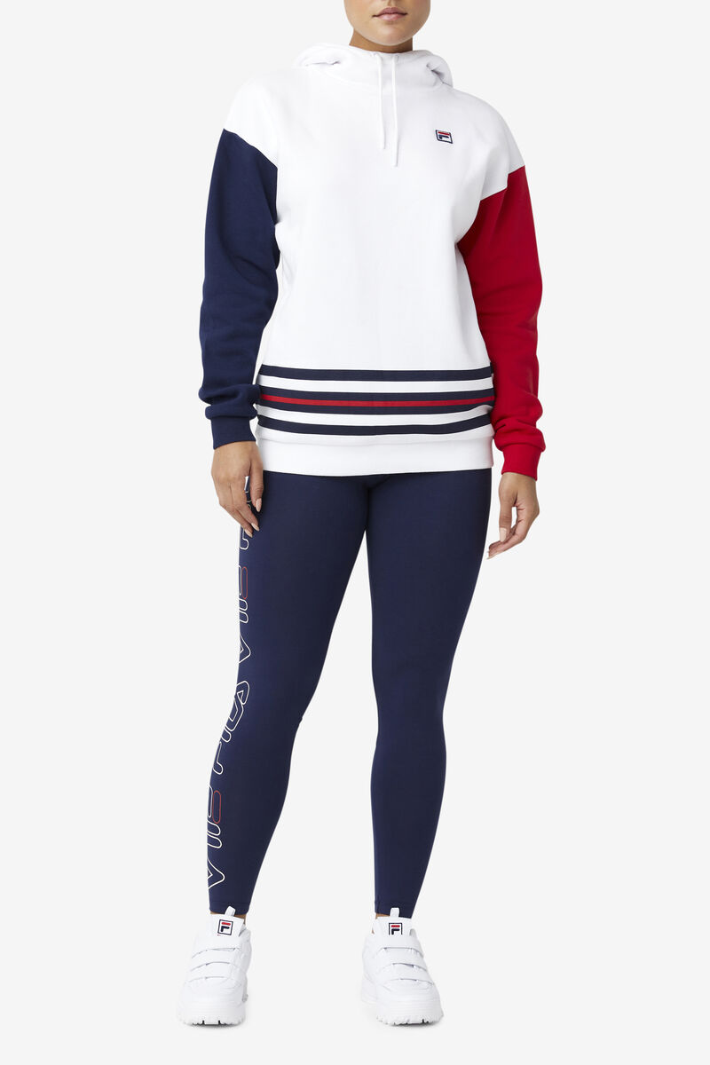Women's Fila Romy Legging Leggings Navy / Red | RLZPRWGAhcL