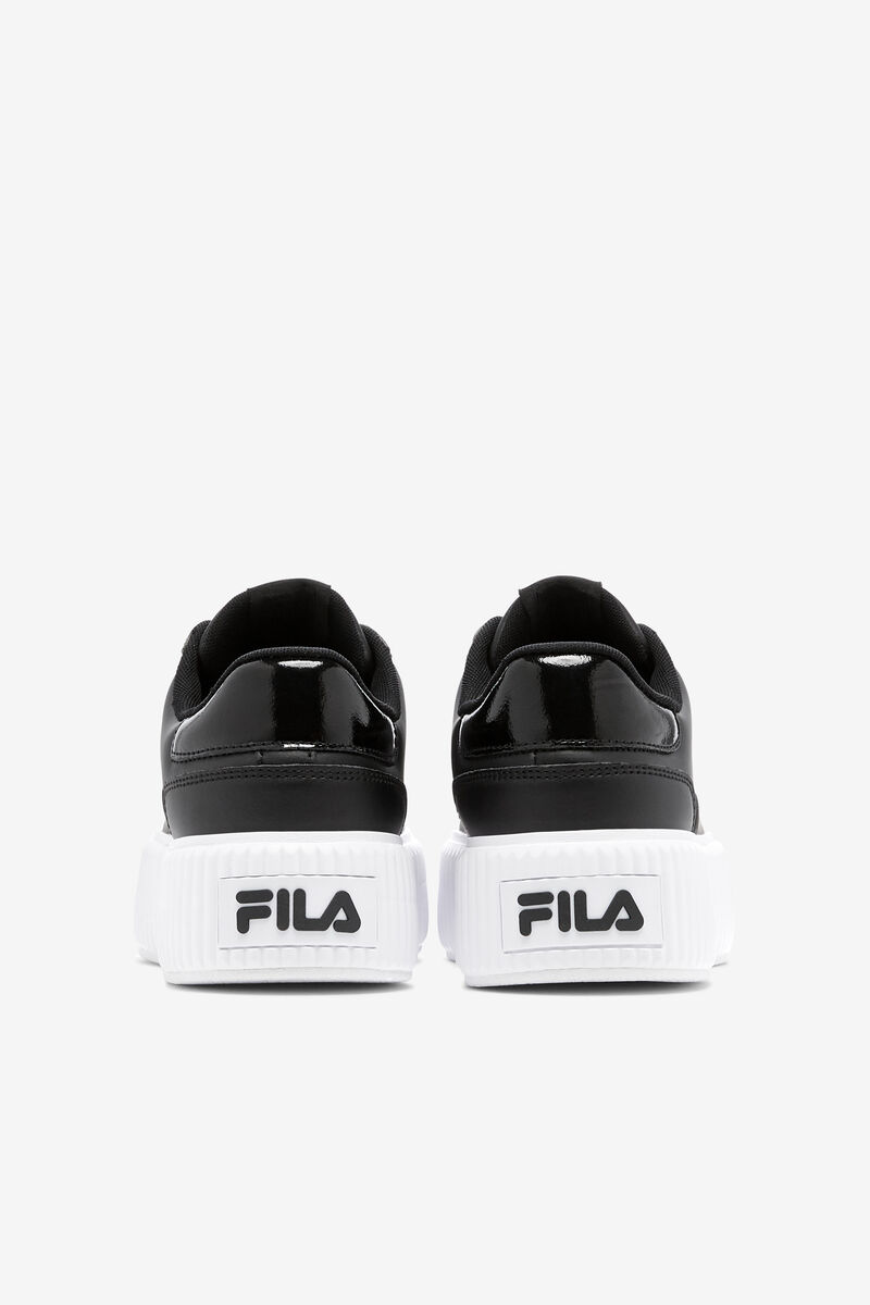 Women's Fila Sandblast Oversole Sneakers Black / Black / White | BodaHGrge7w