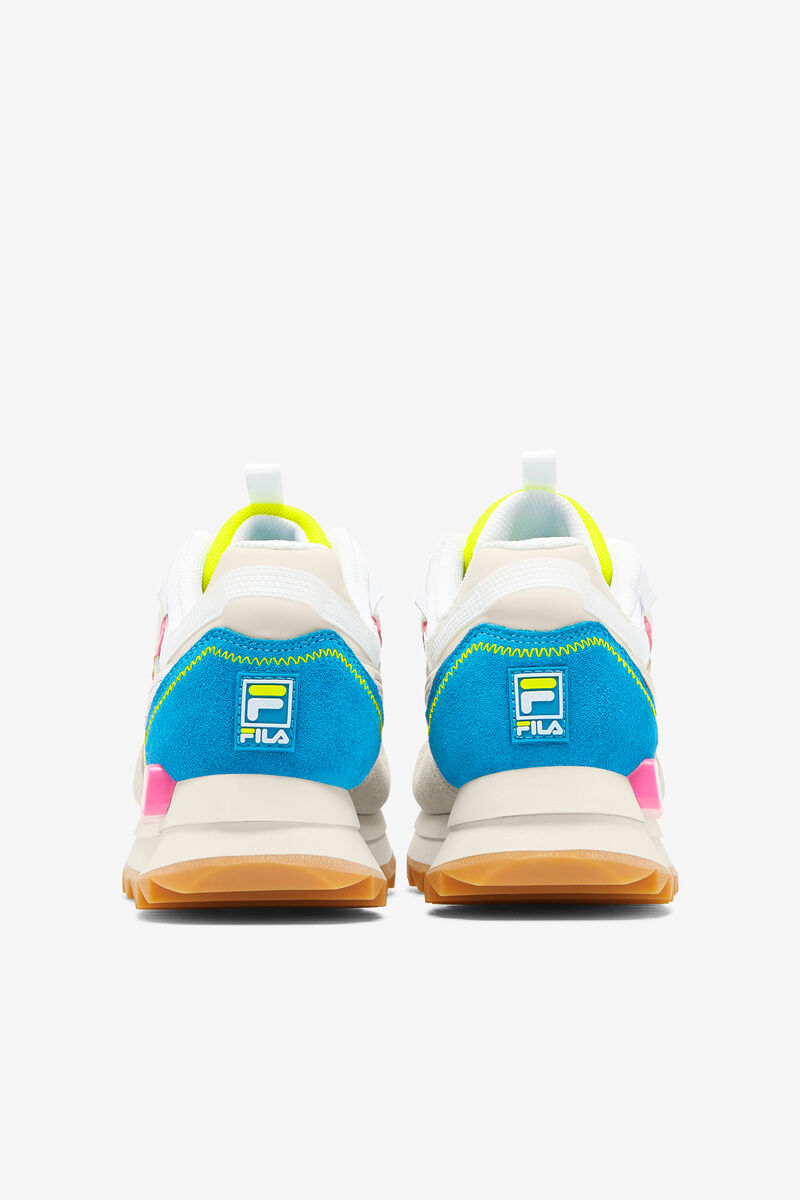 Women's Fila Sandenal Orbit Sneakers White / White / Yellow | rVydUNFTauU