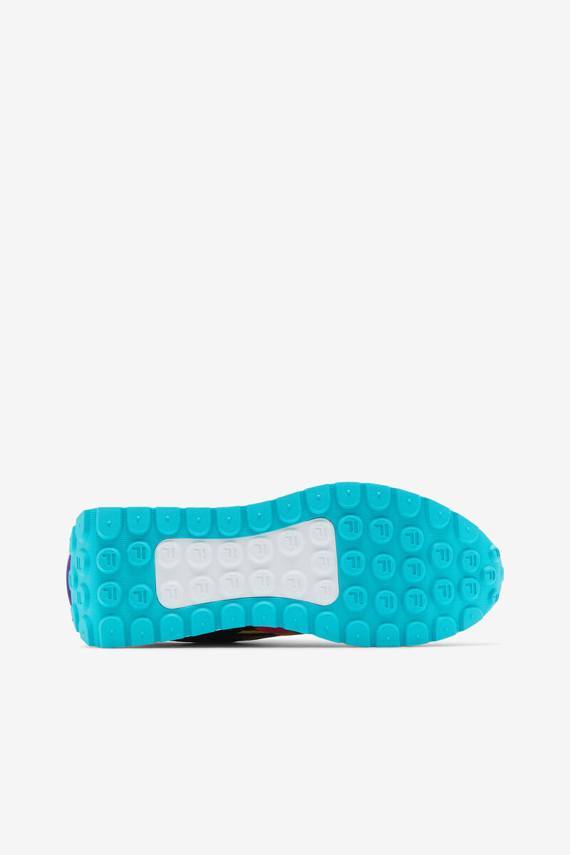 Women's Fila Sandenal Sneakers Black / Pink / Blue | TIflCYVrhCl