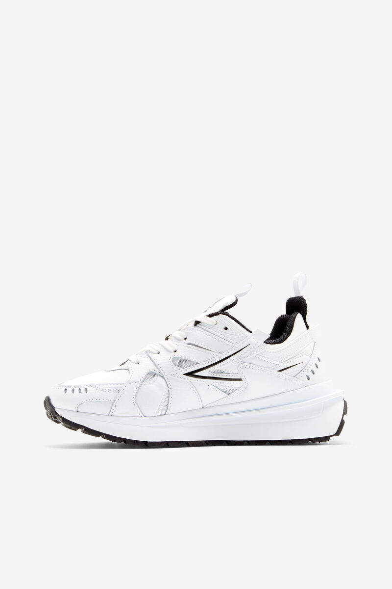 Women's Fila Sandenal Sneakers White / White / Black | ceqmXEHTo2Z