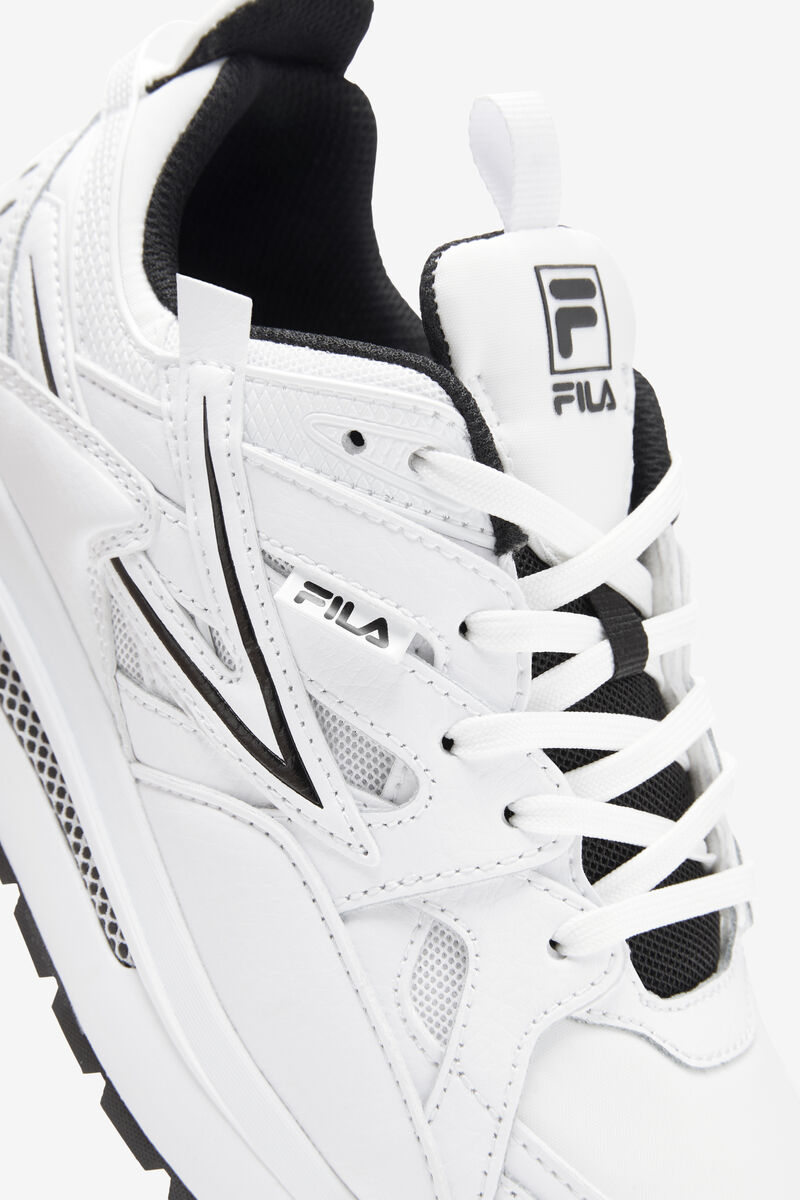 Women's Fila Sandenal Sneakers White / White / Black | ceqmXEHTo2Z