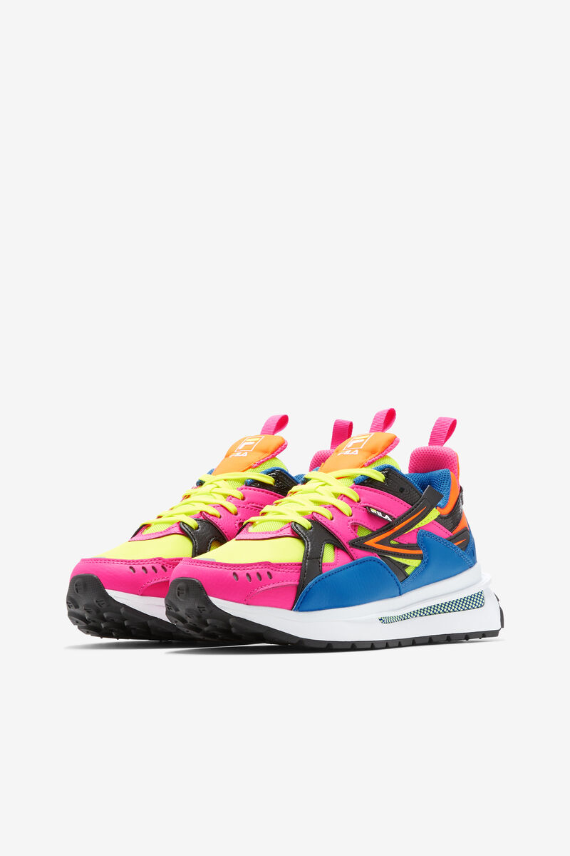 Women's Fila Sandenal Sneakers Yellow / Pink / Blue | JylwrD6Mz7D