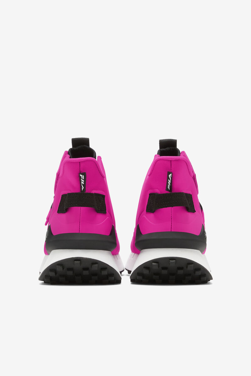 Women's Fila Space Runner Sneakers Pink / Black / White | mzj67IjnBCj