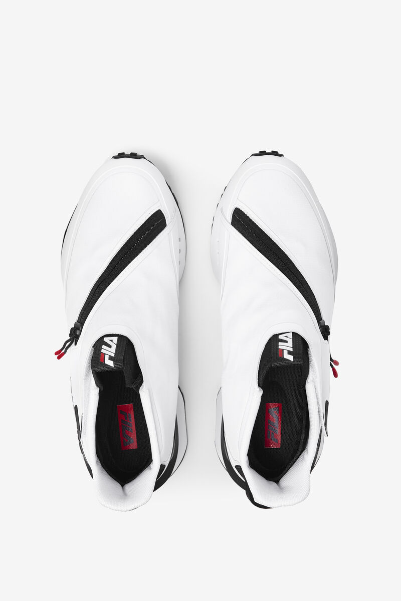 Women's Fila Space Runner Sneakers White / Black / Red | o2Ox1MMS6uU