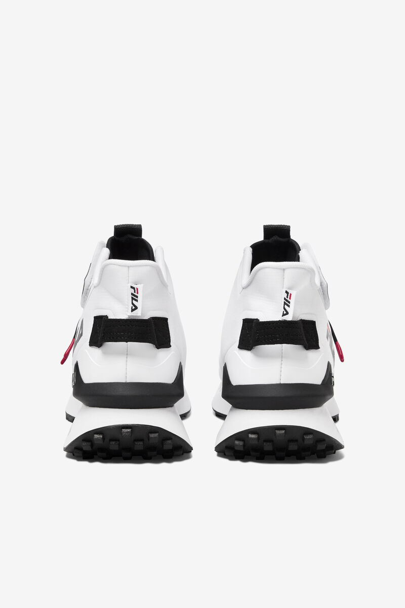 Women's Fila Space Runner Sneakers White / Black / Red | o2Ox1MMS6uU