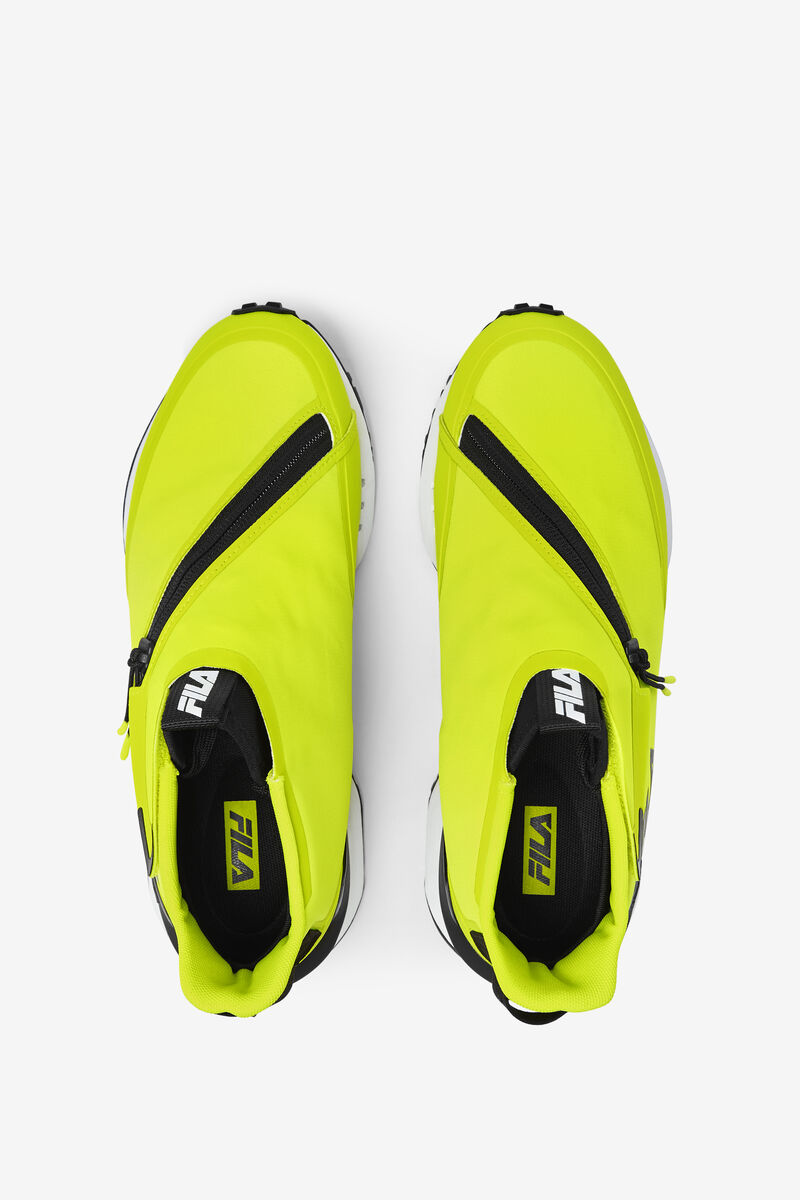 Women's Fila Space Runner Sneakers Yellow / Black / White | 3TtcEje75MS