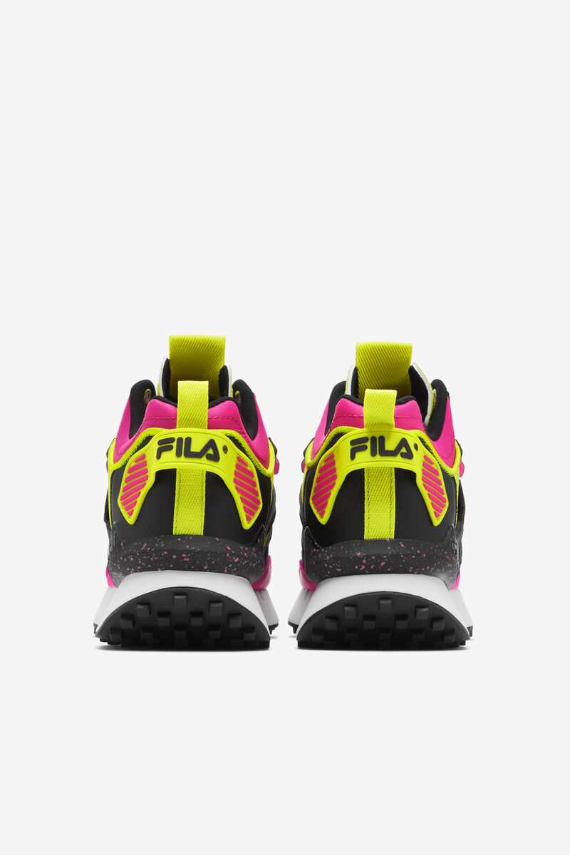 Women's Fila Spectra Sneakers Black / White / Pink | avvjpAtebhZ