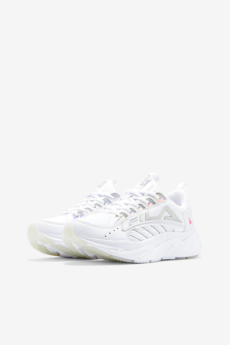 Women's Fila Surefire Iridescent Sneakers White / White | zVWBooXQ1QU