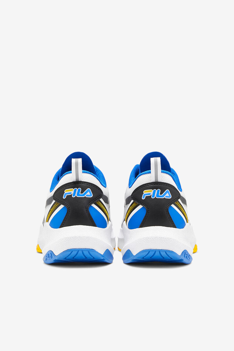 Women's Fila Tactik 3 Stimulus Sneakers White / Blue / Gold | i6qtWd7igJf