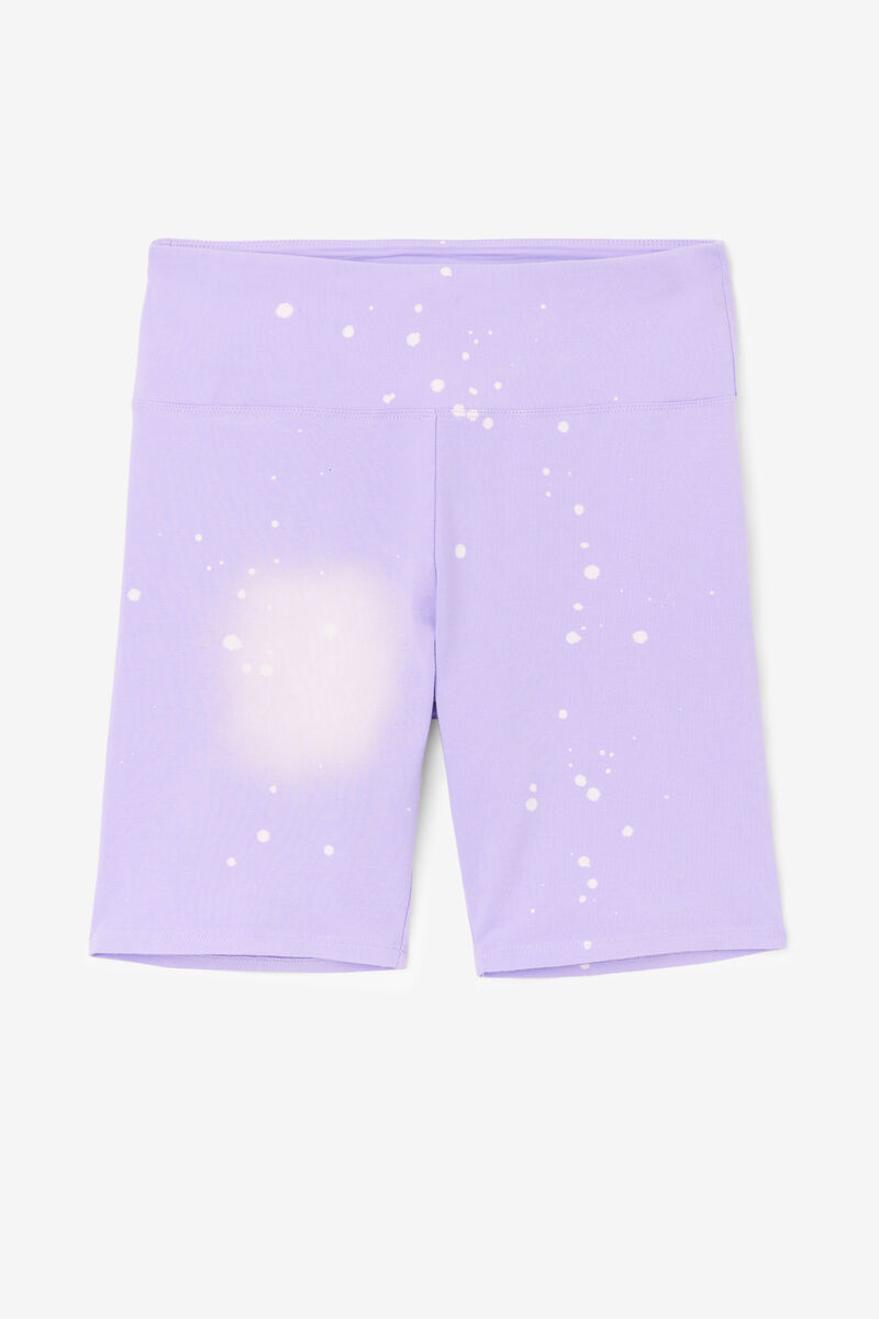 Women\'s Fila Taima Tie Dye Bike Short Shorts Purple | RWksKZGTBtV