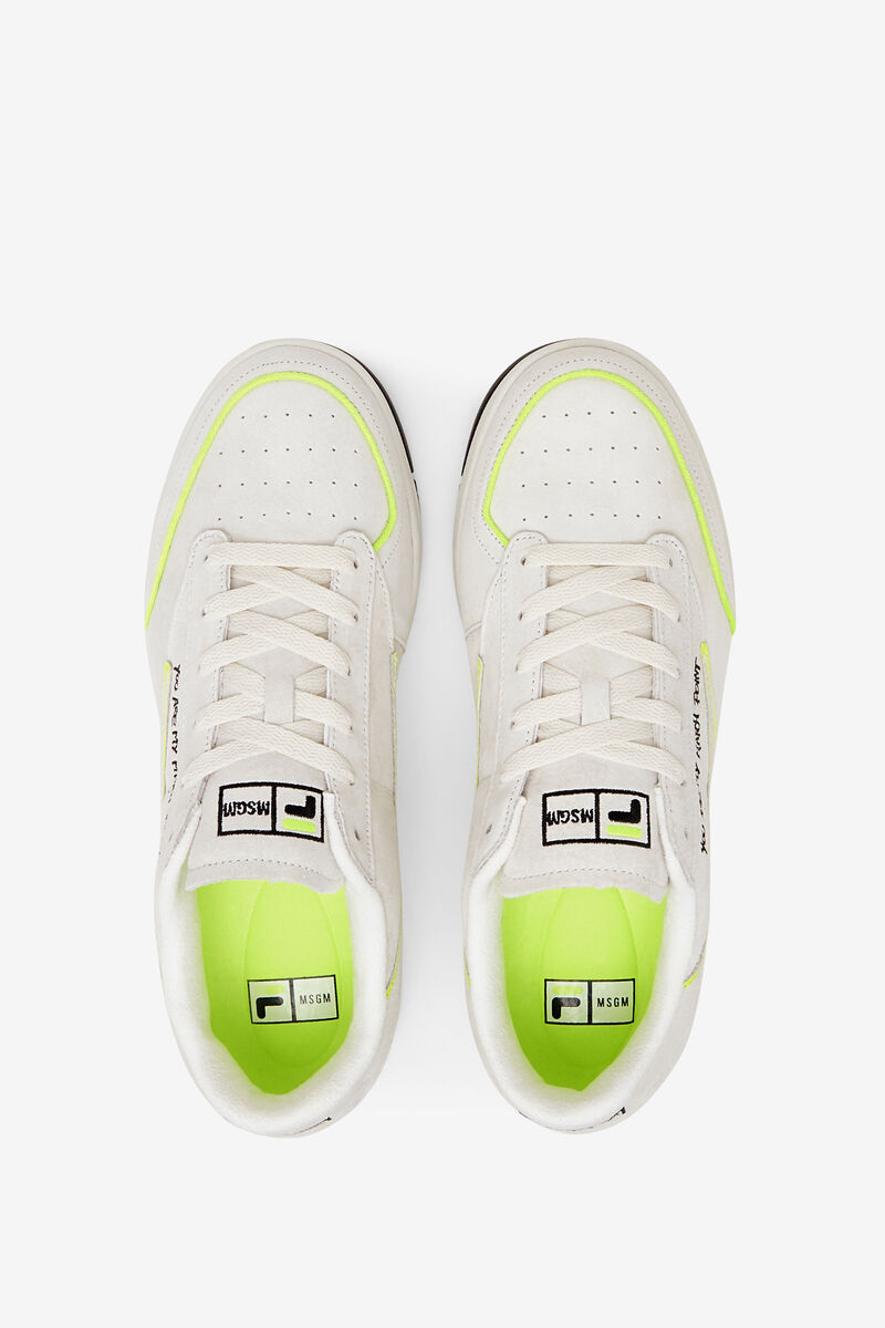 Women's Fila Tennis 88 Premium X Msgm Sneakers White / Black / Yellow | fZwzHZT5pdi