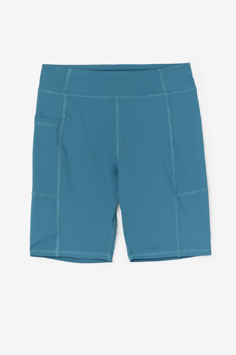 Women\'s Fila Tiana Bike Short Shorts Blue Coral | UftHcGkuxEB